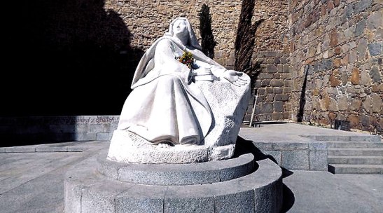 Imagen de Santa Teresa de Jesús en Avila (España).
